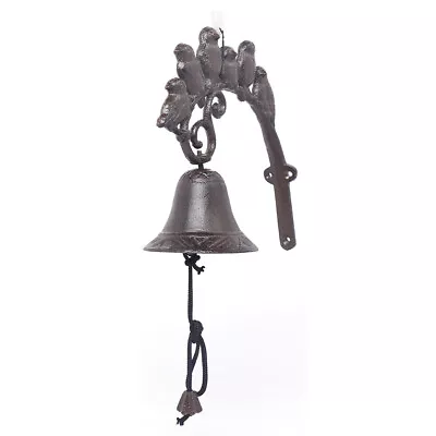 Cast Iron Bird Doorbell Antique Wall Mounted Decorative Dinner Bell For Outside • $24.70