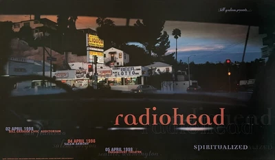 $61.86 • Buy Radiohead Concert Poster 1998 BGP-189