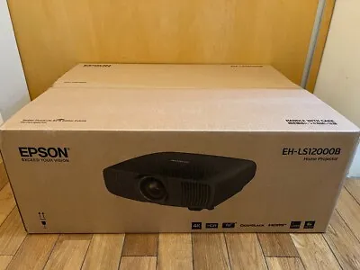 IN STOCK EPSON EH LS12000 B 4K PRO-UHD Laser Projector 3LCD 2700lm AC100V-240V • $3660