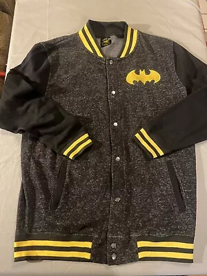 Batman Jacket Men’s Size Large Button  Up • $19.99