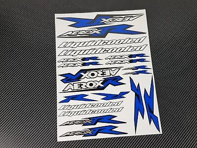 Aerox 50 Stickers Decal Graphics Set For Yamaha Scooter Laminated Blue • £11.88