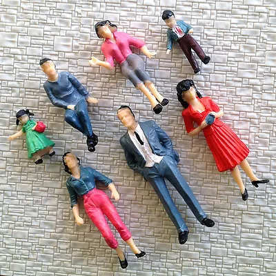 14 Pcs G Gauge Painted 1:24 People Figures Passengers • $9.99