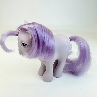 Vintage 1982 My Little Pony BLOSSOM Earth Purple White Flowers Hasbro G1 MLP • $20