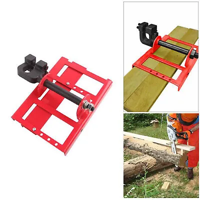 Chainsaw Mill Guide Bar Lumber Cutting Steel Open Frame Vertical Woodworking！ • £26.70