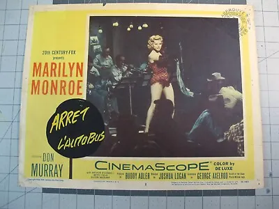 Vtg 1950s Marilyn Monroe Bus Stop 1956 Original Lobby Card France • $150