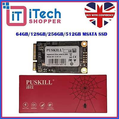 £22.99 • Buy MSATA 1.3  64GB 128GB 256GB 512GB SSD Solid Sate Drive For Laptop Computer
