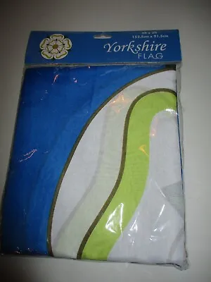 Yorkshire Rose Flag 3 X 2 FT - 100% Polyester With Eyelets - English County -BN • £4.99