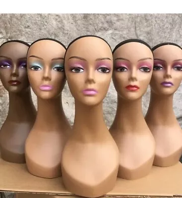 1pcs Realistic Female Mannequin Head Shoulder Wig Hat Jewerly Display Stand • $18