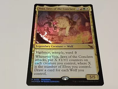 MTG Murders At Karlov Manor Voja Jaws Of The Conclave FOIL Prerelease NM 0432 • £19.95