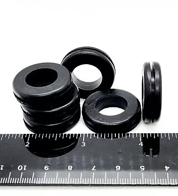 Rubber Cable Grommets For 7/8  Panel Hole 5/8  ID For 1/16  Thick Panels • $10.89