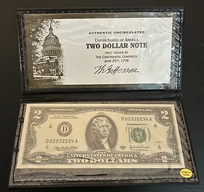 2003 $2 World Reserve Certified Monetary Exchange Uncirculated  Note • $9.99