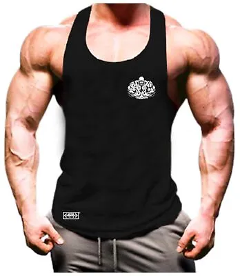 Gorilla Bodybuilding Vest Pocket Gym Clothing Training Workout Boxing Tank Top • $15.14