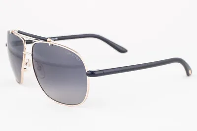 $239 • Buy Tom Ford Adrian Black Gold / Gray Sunglasses TF243 28D