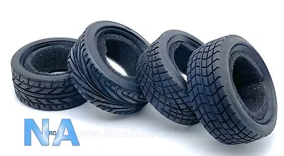 RC Car 1:10 Road Tyre Set Scale Rubber 62mm 26mm Traxxas HSP Tamiya HPI Kyosho • £10.49