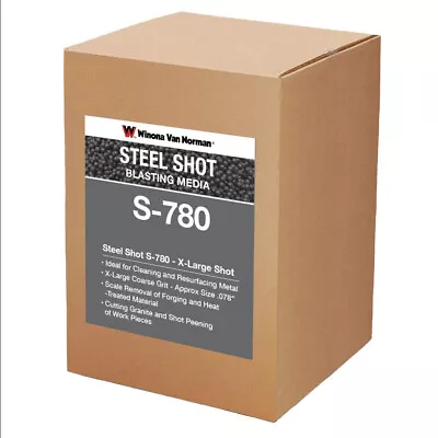 Steel Shot S-780 No. 10 Shotgun Equivalent - Blasting Media - X-Large Shot Size • $99.99