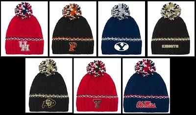 OuterStuff NCAA Girls Cable Knit Hat - Winter Stocking • $8.99