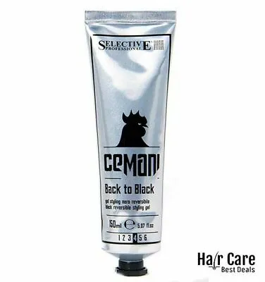 SELECTIVE PROFESSIONAL CEMANI Back To Black Hair Gel -150ml • £24.54