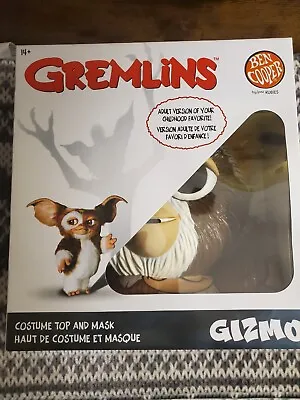 $30 • Buy Ben Cooper Gremlins GIZMO Halloween Costume And Mask Adult One Size Rubies NEW
