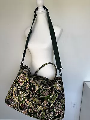 Authentic Vera Bradley Cotton Weekender Travel Bag/Carryon • $28