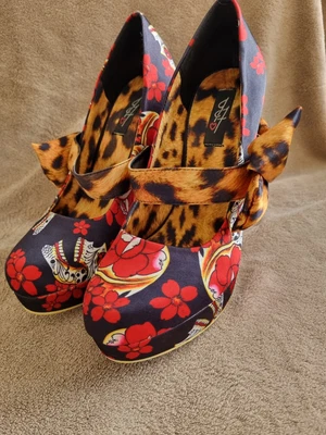 £20 • Buy Iron Fist  Siesta Skull  Platform Stilletto Heels Size 7