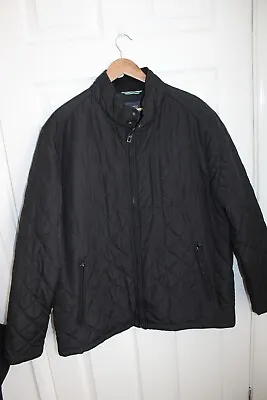 £9.53 • Buy Atlantic Bay Mens Black Quilt Wool Blend Corduroy Coat XL Winter Autumn 