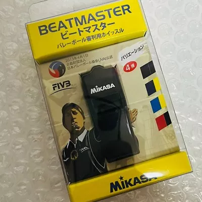Mikasa JAPAN Volleyball Referee Sports Whistle BEAT MASTER Black BEAT-B • $37.10