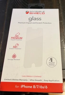 ZAGG INVISIBLE SHIELD Glass Screen Protector For IPhone SE 2020/2022 / 8  (4.7 ) • $8.99