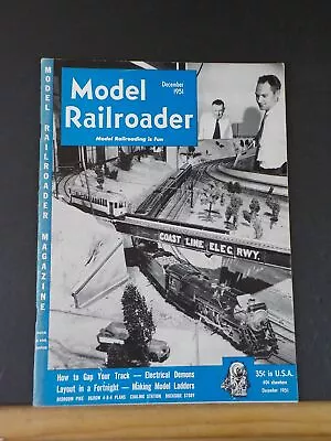Model Railroader Magazine 1951 December How To Gap Your Tack Model Ladders • $5