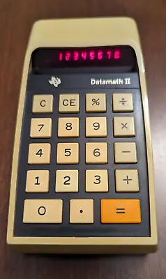 $19.99 • Buy Vintage Texas Instruments TI-2500 Electronic Calculator Datamath TI 2500 - Works