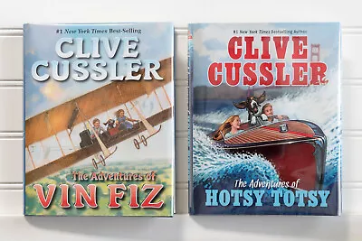 VIN FIZ & HOTSY TOTSY Set Of 2 Hardcover 1st/1st SIGNED Books By Clive Cussler • $199.99