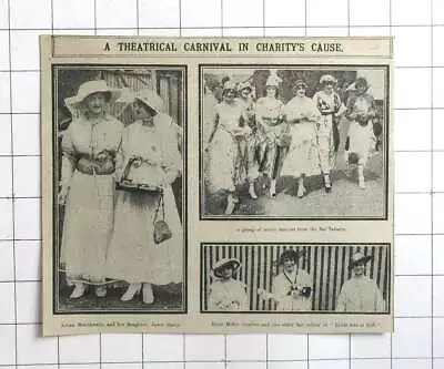 1916 Charity Carnival Lilian Braithwaite Joyce Carey Ruby Miller • $7.58