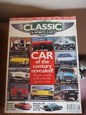 £8.99 • Buy Classic & And Sportscar Magazine - August 1999 - Car Of The Century / 911 Turbo