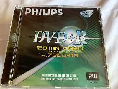 £8.95 • Buy 10 X Philips DVD+R Writable Disc 4.7GB Data 120 Min Video (Extended 240 Mins)