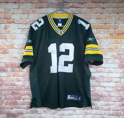 🔥 Green Bay Packers #12 Aaron Rodgers Nike Stitched Jersey Size 48 Large L NFL • $44.99