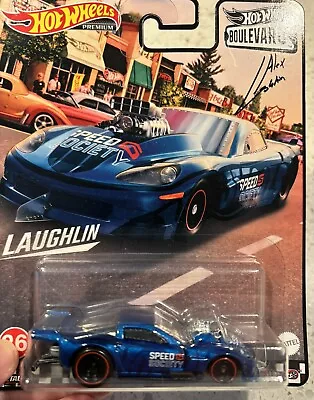 Hot Wheels Boulevard 2021 Corvette Z06 Drag Racer Blue -  #26 Mint Condition • $15.99