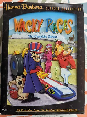 Hanna Barbera WACKY RACES Complete Series REGION 1 USA 3-Disc DVD Boxset • £15.99