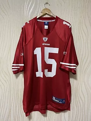 SAN FRANCISCO 49ERS NFL SHIRT JERSEY REEBOK Sz L  • $59.99