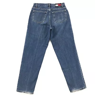 Tommy Hilfiger Freedom Jeans Men's Size 34x34 Blue Distressed Made In USA • $24.95