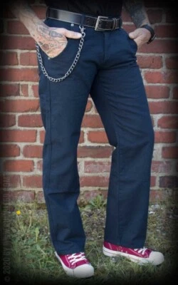 £80 • Buy Rumble59 - Double Knee Work Pant - Mad Mechanic Rockabilly
