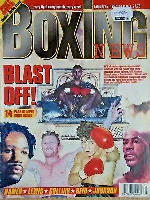 BOXING NEWS - 07 February 1997 Hamed Lewis Collins Reid Johnson Dodson Etc • £0.99