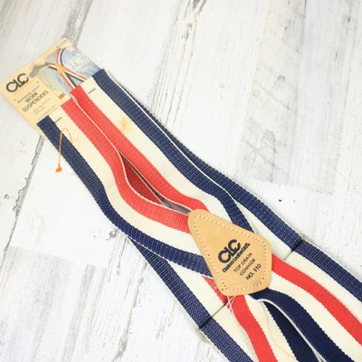 $43.99 • Buy Vintage CLC Work Suspenders Professional Top Grain Cowhide Heavy Duty 2  Wide