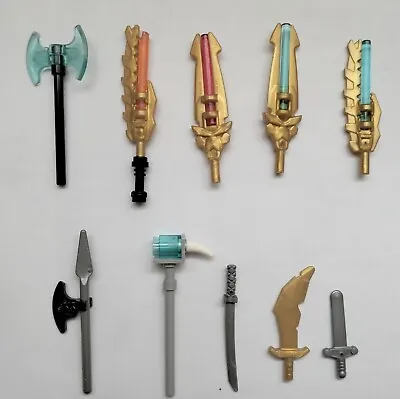 Lego Minifigure Sword/Weapon/Spear_Gold/Silver_Ninja Ningago / Legends Of Chima • $2