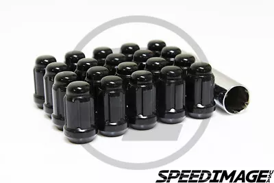 Muteki 41885b Wheel Close Ended Lug Nuts 12x1.25 P1.25 20 Pcs Black Acorn • $1047.99