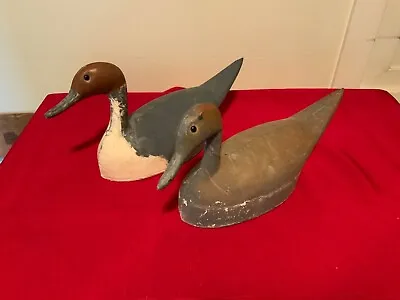 2 Vintage ANDERSON Pintail  Duck Decoys    Made Of Steel • $425.50