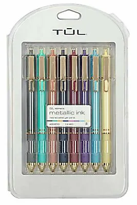 $25.99 • Buy TUL Limited Edition GL Series Metallic Ink Retractable 0.8mm Gel Pens - 8 Pack