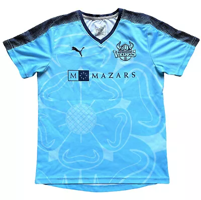 Yorkshire Vikings Cricket Shirt 2017 (good). Adults XXSmall/Youths • £7.99