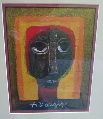 Alfonsas Dargis Vintage Modern Abstract Oil Painting Lithuanian Artist • $850