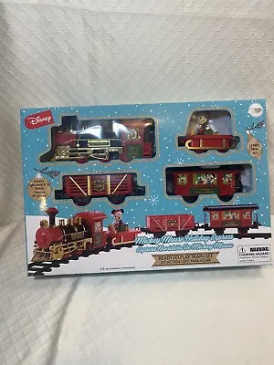 DISNEY’S Mickey Mouse Holiday Express Train Set 12 Piece Set NIB • $29.99
