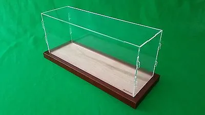 23 X 5 X 8 Acrylic Display Case For Trucks Ocean Liner Cruise Ships Walnut Base • $110.88