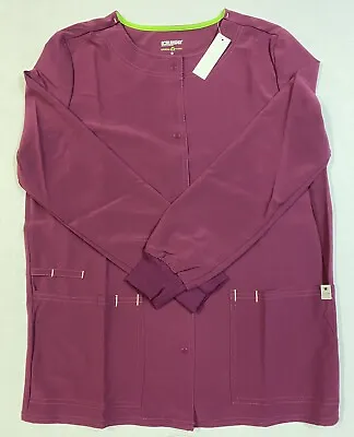 Scrubstar Womens Long Sleeve Warm Up Jacket  Size M  NWT • $11.96